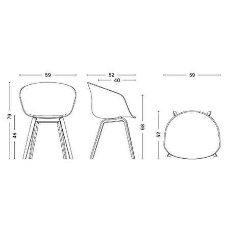 About a Chair AAC 22 Armchair Soaped Oak